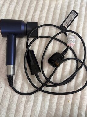 Dyson Midnight Blue Hair Dryer with Copper Accent